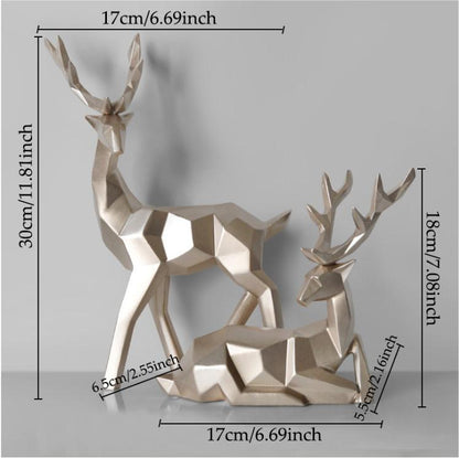 Deer Figurines - Stylish Table Ornament - Milan Angelina studios