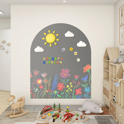 Arches Blackboard Wall Stickers Home Creative  Warm Message Board  Graffiti World Space Renovation