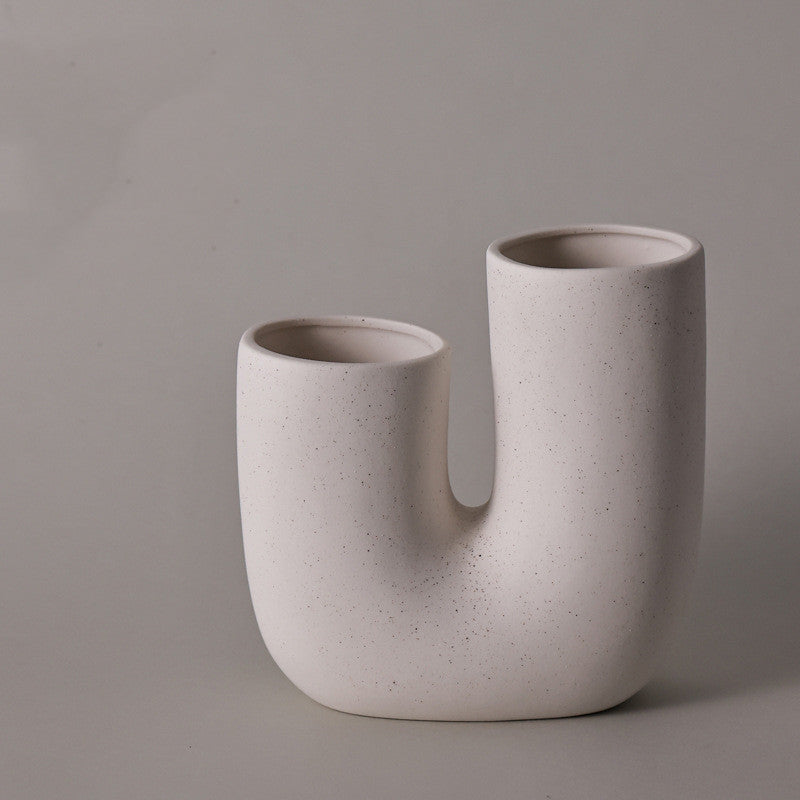 Modern Minimalist Ceramic Vase - Milan Angelina studios