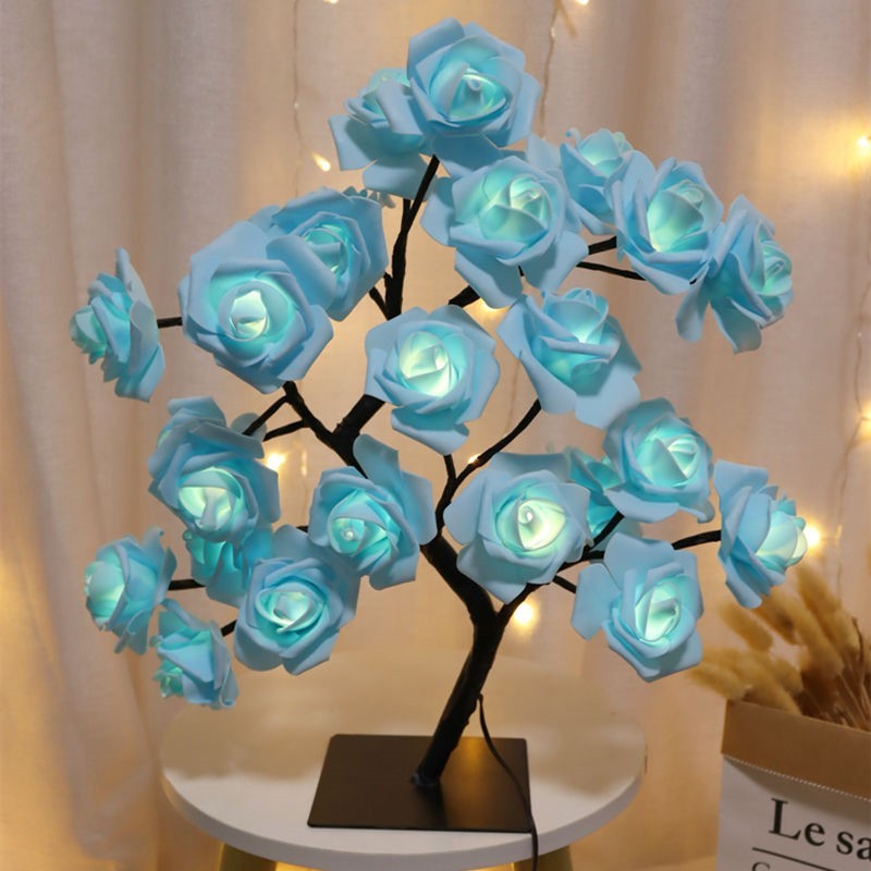 Rose Flower Tree USB Night Lamp - Milan Angelina studios