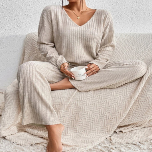 Elegant Knitted Two-Piece Set