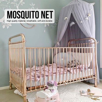 Elegant Color Home Mesh Mosquito Net Children Bed Canopy Netting Kid Baby BedroomGray