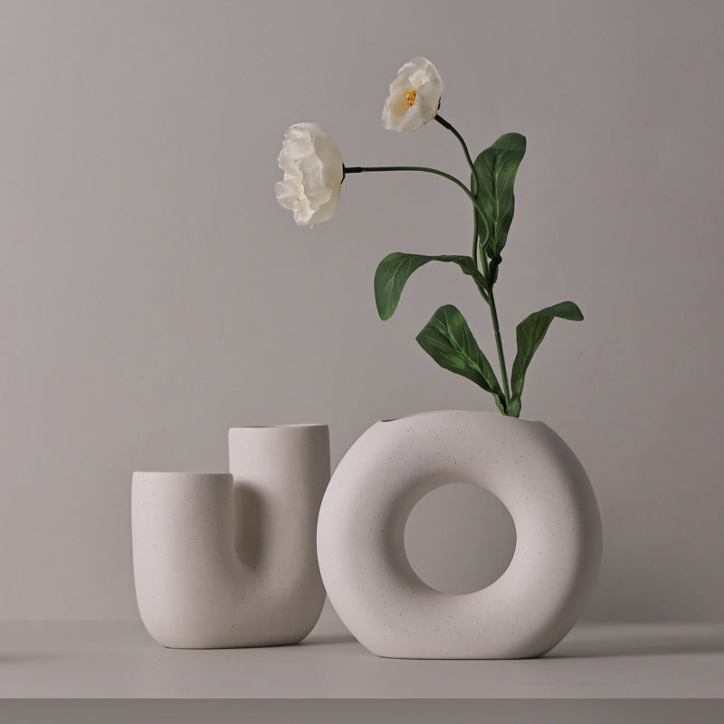 Modern Minimalist Ceramic Vase - Milan Angelina studios