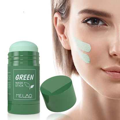 Green Tea Solid Clay Mask Stick Mild - Milan Angelina studios