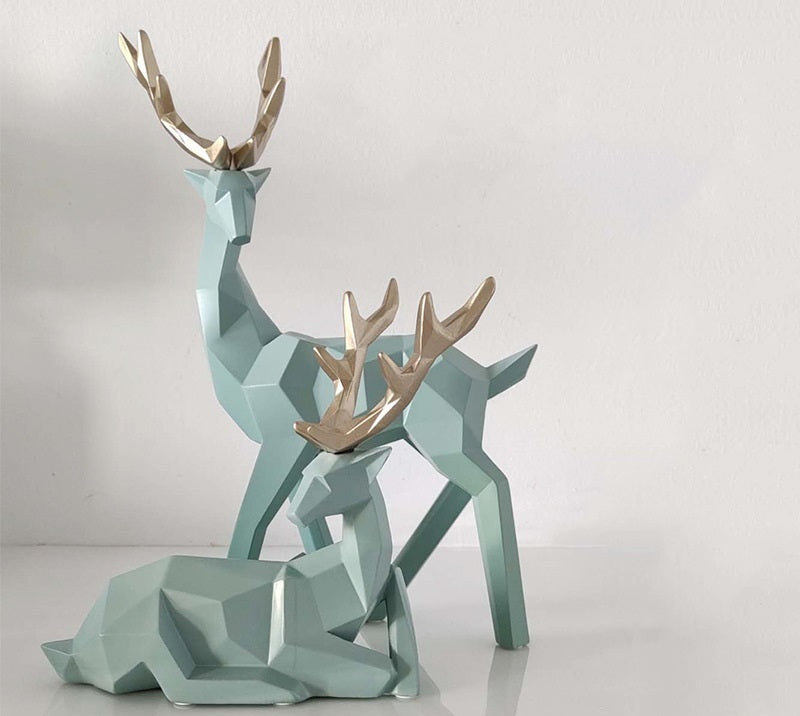 Deer Figurines - Stylish Table Ornament - Milan Angelina studios