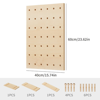 Wooden Hole Board Set Can Be Stored And Decorated, Making It The Preferred Choice For Fashionistas In Home Decor