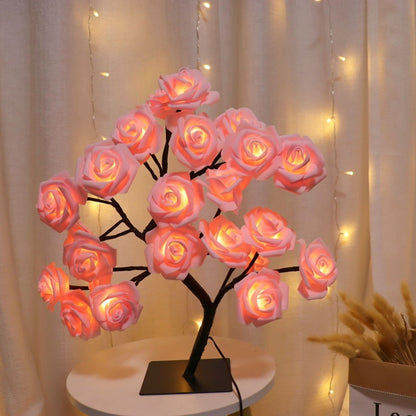 Rose Flower Tree USB Night Lamp - Milan Angelina studios