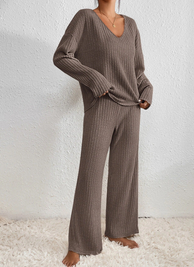 Elegant Knitted Two-Piece Set